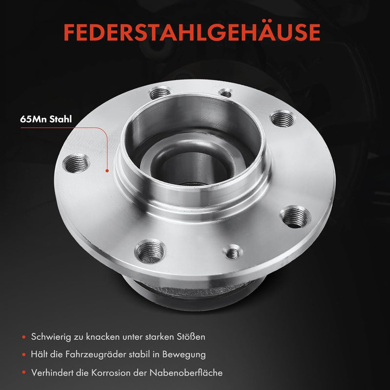 Frankberg Radnabe Radlagersatz Hinterachse für 407 Coupe 6C RCZ 2005-2015 3748.89 Hinten Links oder