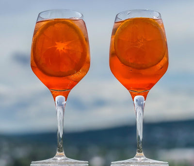 Topkapi Aperol Spritz Glas Trupbach XL– Aperol Spritz Gläser, Cocktail Glas, 420ml, Profi-Glas Bleif