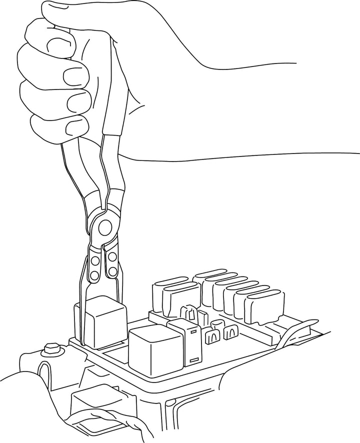 Lisle 46950 Relais Abzieher Zange Relais-Abzieherzange, Relais-Abzieherzange