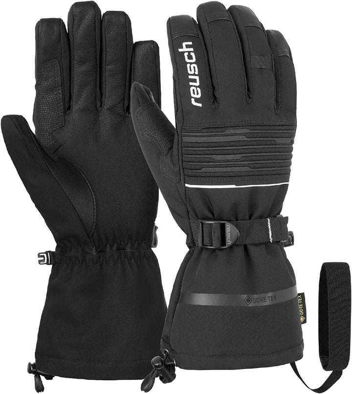 Reusch Herren Isidro GTX Handschuhe 9.5 black / white, 9.5 black / white