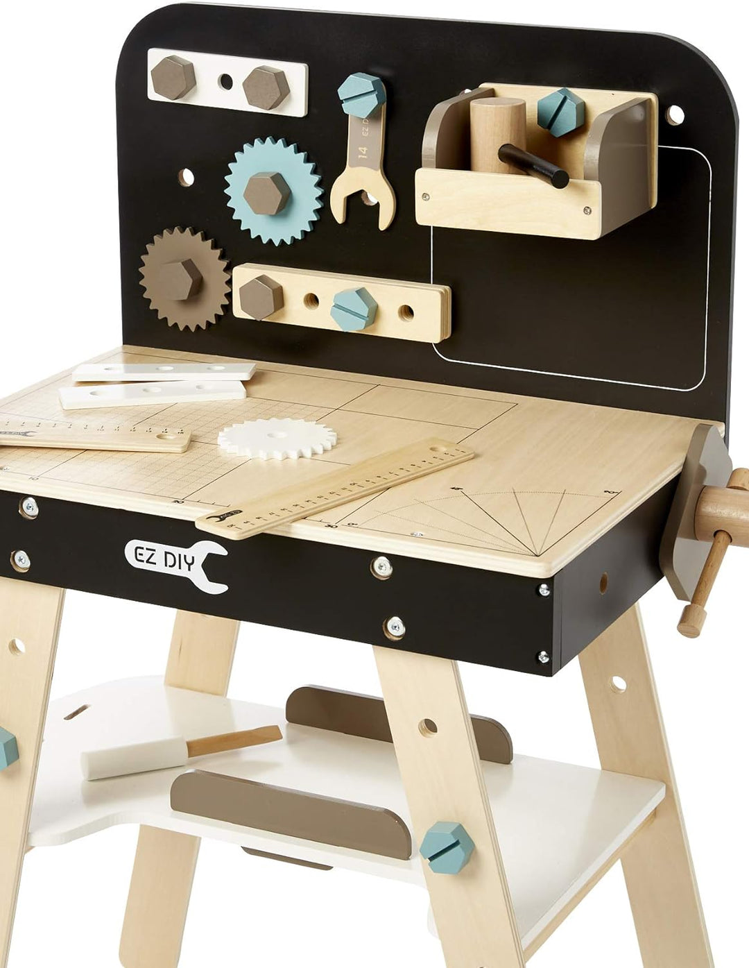 VERTBAUDET Werkbank für Heimwerker, Holz, Beige, TU