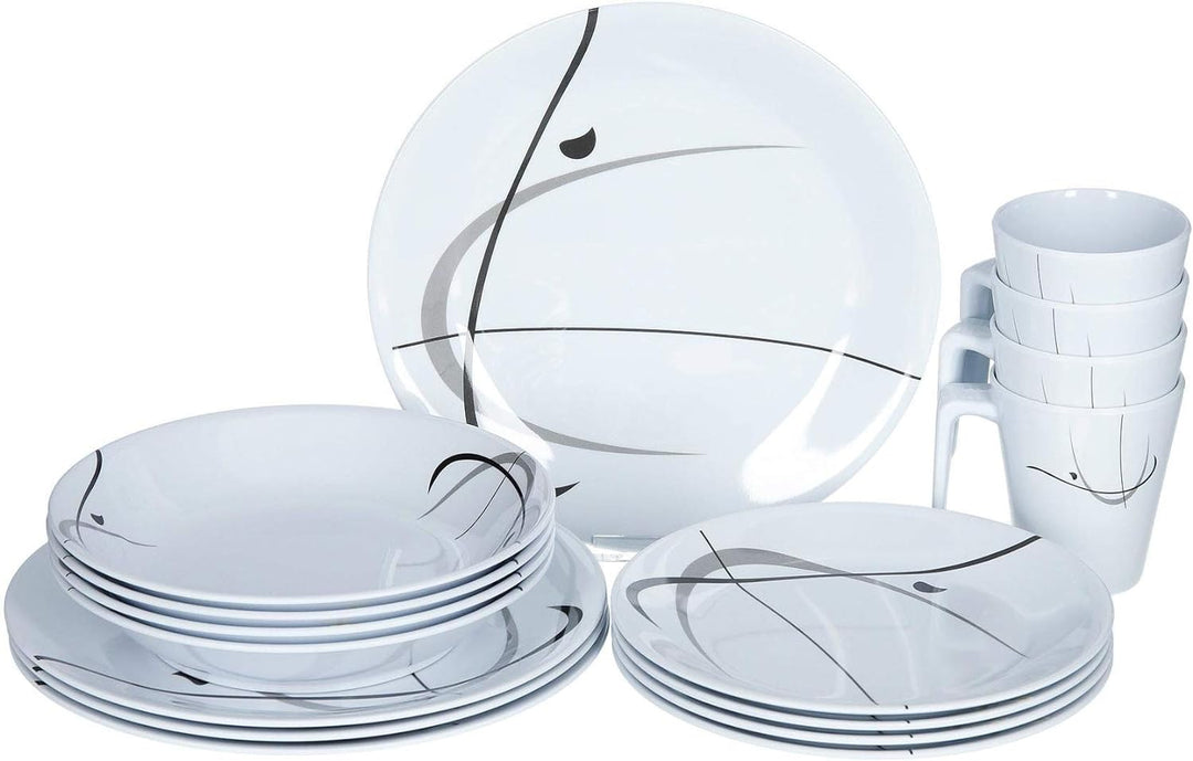 BRUNNER All Inclusive Teller aus Melamin Serenade - 16-tellig