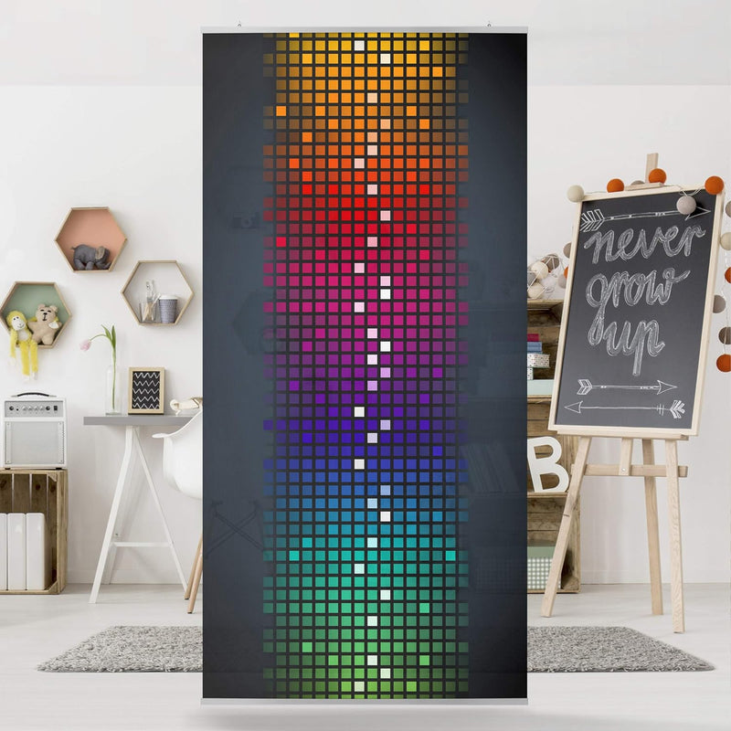 Bilderwelten Raumteiler Spectrum 250x120cm inkl. transparenter Halterung 250x120cm incl. transparent