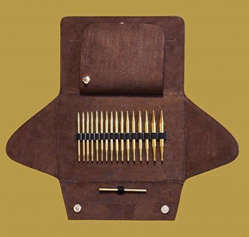 Addi Click Lace Needle Set, Metall, Red, 3,5-8 mm Kurze Spitze, Kurze Spitze
