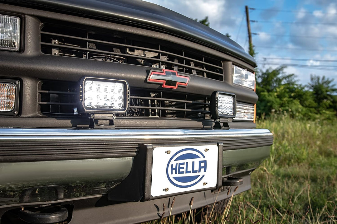 HELLA - LED-Fernscheinwerfer - Valuefit 450 - ECE-R10/ECE-R112/E1 5085/E9 16538/ECE-R7 - - 1FE 358 1
