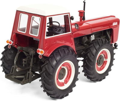 Schuco 450909200 Steyr 1300 System Dutra, Traktor, Resin, Modellauto, 1:43, rot, Limitierte Auflage