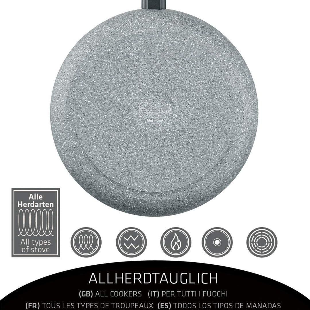 Berndes Pfanne 28cm - Alu Induktion Special Edition - Schmorpfanne, hoher Rand, Induktionspfanne, ve