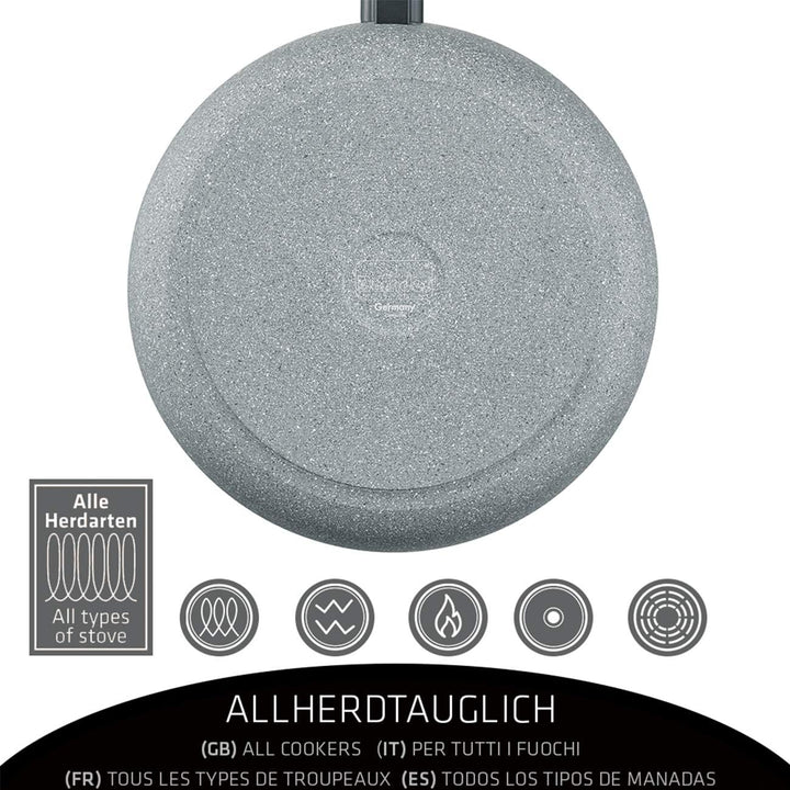 Berndes Pfanne 28cm - Alu Induktion Special Edition - Schmorpfanne, hoher Rand, Induktionspfanne, ve