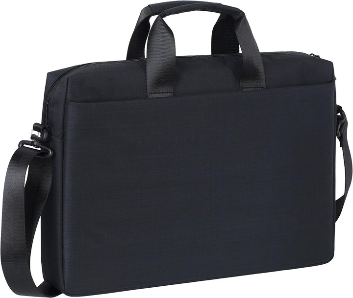 Rivacase Notebooktasche bis 15,6 Zoll – Modische Schultertasche mit Aussenfächern für notwendiges Zu
