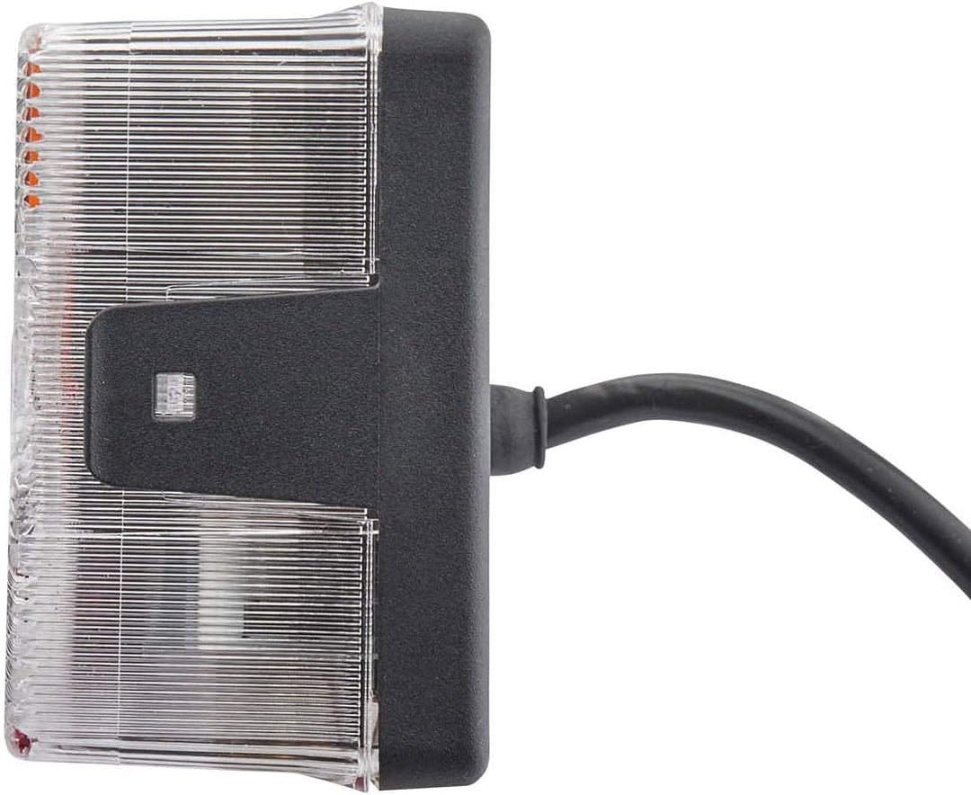 HELLA - Heckleuchte - Glühlampe - 24V - Anbau - Lichtscheibenfarbe: rot/gelb - Kabel: 1000mm - Steck