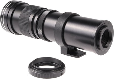Hersmay 420-800 mm F/8.3-16 Teleobjektiv Zoomobjektiv Manueller Fokus Super-Teleobjektiv für Pentax