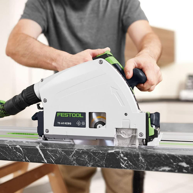 Festool Tauchsäge TS 60 KEBQ-Plus-FS (mit Kreissägeblatt, Sichtfenster, Splitterschutz, Innensechska