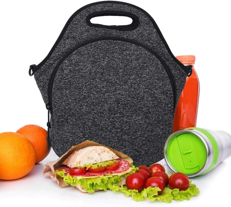 V GEBY Lunch Bag Neopren Schultergurt Sporttasche Isolierung Lunch Food Bag für Arbeit/Schule/Outdoo