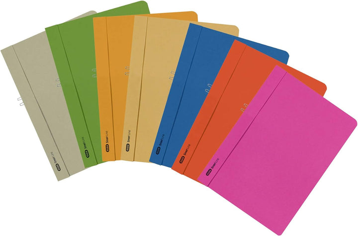 Elba Klemmhefter A4, Smart Line, ohne Vorderdeckel, Karton, orange, 50 Stück orange Klemmhandmappe,