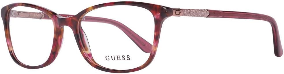 Guess Unisex-Erwachsene GU2658 071 52 Brillengestelle, Rot (Bordeaux)
