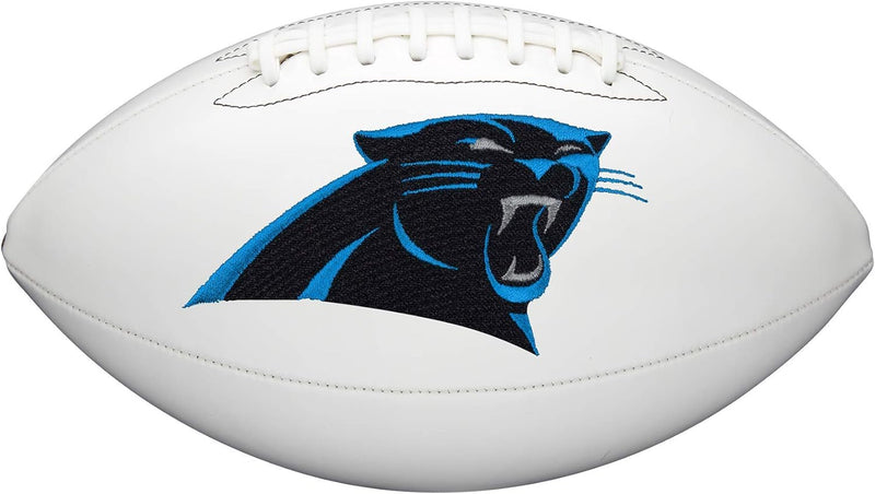 WILSON NFL Team Alliance Fussbälle Carolina Panthers Official Fussball mit Autogramm von Live Signat