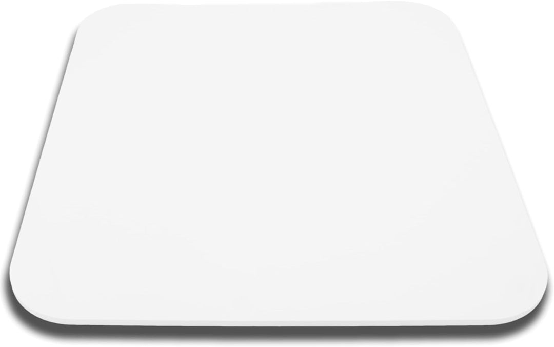 Gleitbrett aus Acryl | weiss glänzend | 33x28cm für Thermomix TM5 TM6 TM31 und vielen weiteren Küche