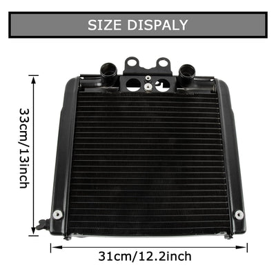 Ölkühler Kühler Motorkühler Wassertankkühler für Harley VRSCA V-Rod 2004-2013, für V-Rod VRSCD VRSCR