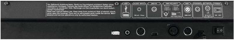 EUROLITE DMX Operator 240 Controller | Pult für 12 Geräte (jeweils max. 20 DMX-Kanäle), mit 2 Jogwhe