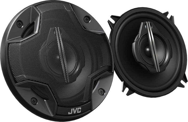 JVC CS-HX539 13 cm 3-Wege-Koaxial-Lautsprecher mit Abdeckgitter, 2 Stück 13 cm / 3-Wege Single, 13 c