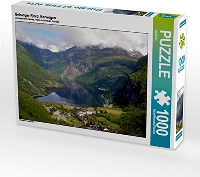 CALVENDO Puzzle Geiranger Fjord, Norwegen 1000 Teile Lege-Grösse 64 x 48 cm Foto-Puzzle Bild von GUG