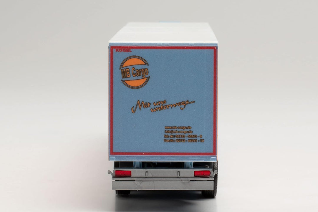herpa 314800 Scania R `13 TL Lowliner-Gardinenplanen-Sattelzug „MB Cargo Modell Auto, Miniaturmodell
