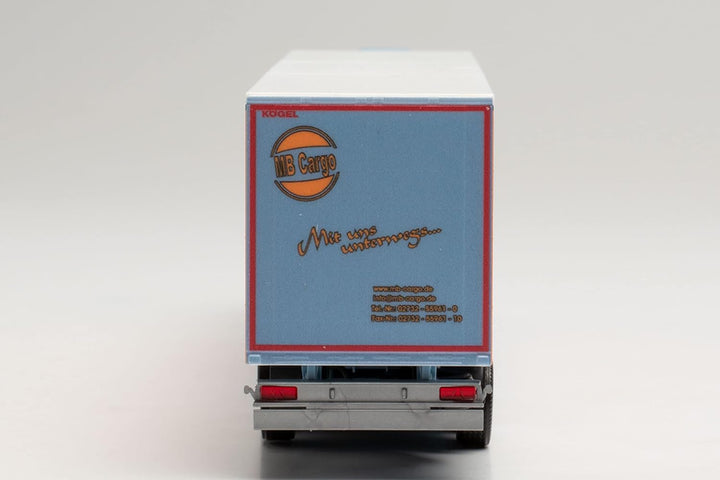 herpa 314800 Scania R `13 TL Lowliner-Gardinenplanen-Sattelzug „MB Cargo Modell Auto, Miniaturmodell