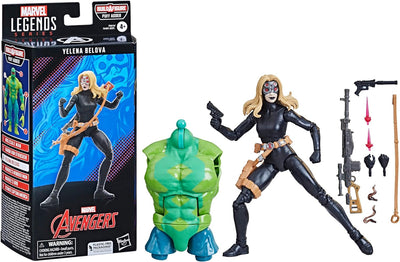 Hasbro Marvel Legends Series: Yelena Belova Black Widow Marvel Classic Comic, 15 cm grosse Action-Fi