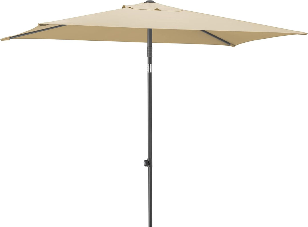 Schneider-Schirme Sonnenschirm Sevilla, natur, 240 x 140 cm rechteckig, 667-02, Gestell Stahl, 4.6 k