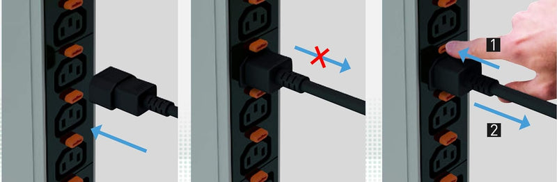 LEGRAND, smarte Rack-PDU metered 19’’ 2U, 32A-230V, IEC 320-Steckdosen: 12 x C13 und 4 x C19, 7,4 kV