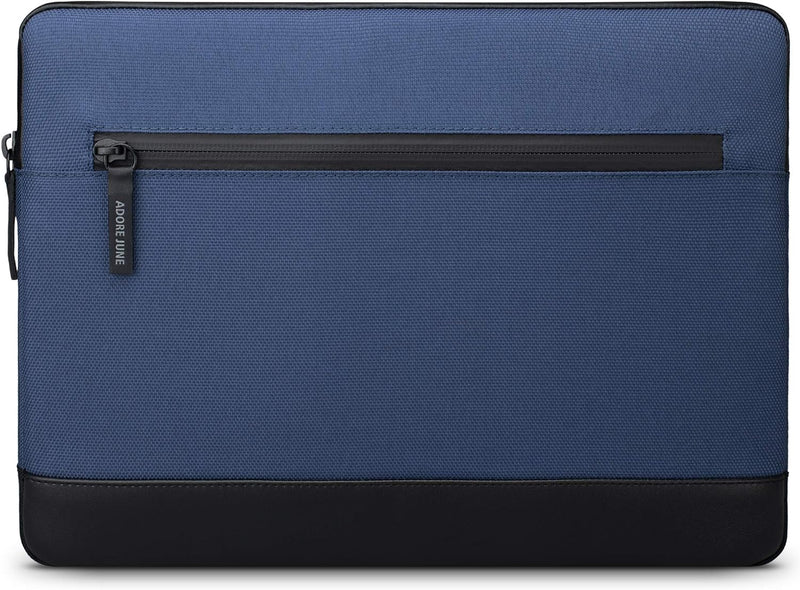 Adore June 14 Zoll Bent Laptop Tasche Blau kompatibel mit MacBook Pro 14 2023 2021, Nachhaltige Recy