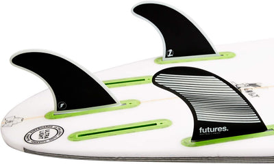 Futures F4 Honeycomb Thruster Fin Grey Black S, Grey Black S