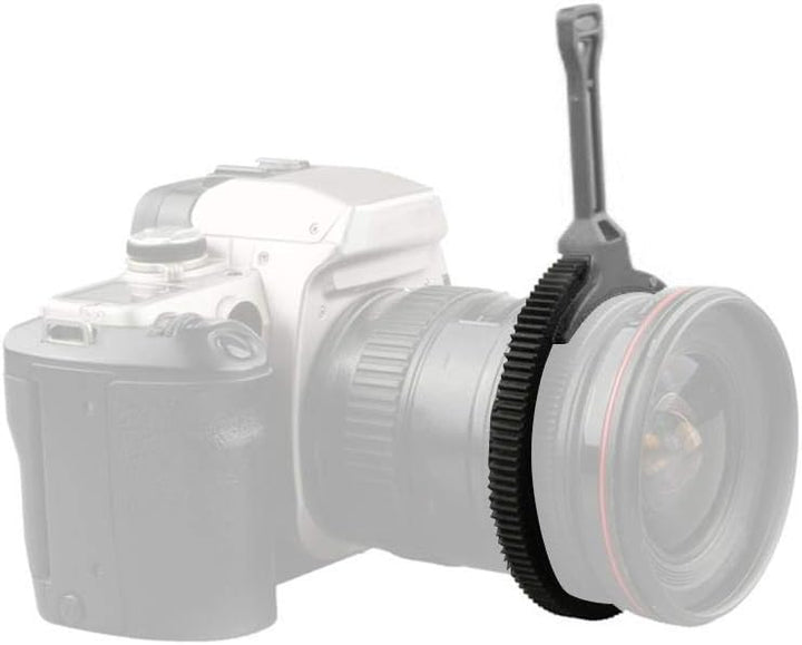 Topiky Einstellbarer Zoom Follow Focus Fokussiergriff mit Zahnriemenring für 46mm-110mm-Objektive(Gr