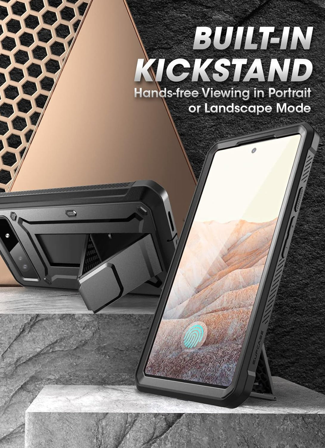 SUPCASE Outdoor Hülle für Google Pixel 7A, 360 Grad Handyhülle Bumper Case Robust Schutzhülle Cover