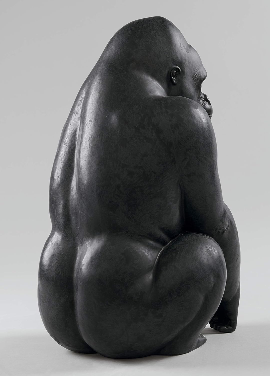 LLADRÓ Figur Gorilla. Gorilla. Porzellan.