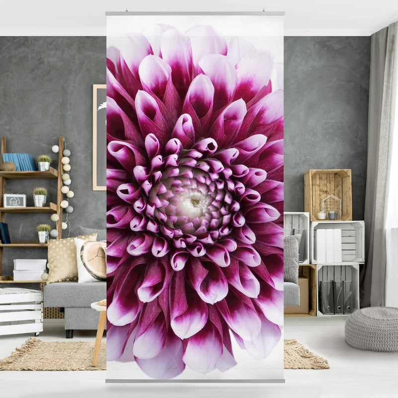 Bilderwelten Raumteiler Aster 250x120cm inkl. transparenter Halterung 250x120cm incl. transparent ha