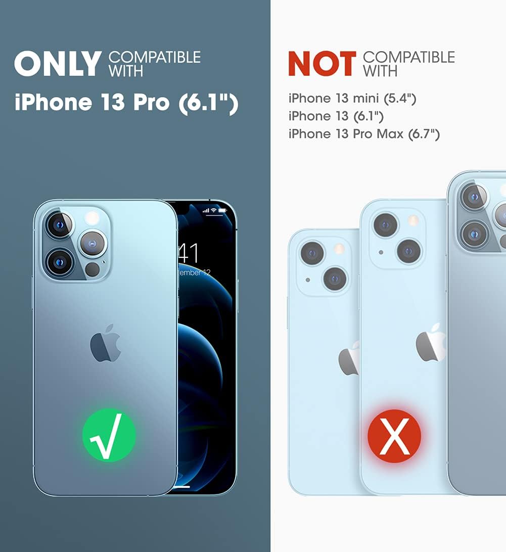SUPCASE Outdoor Hülle für iPhone 13 Pro (6.1") Handyhülle 360 Grad Case Bumper Schutzhülle Cover [Un