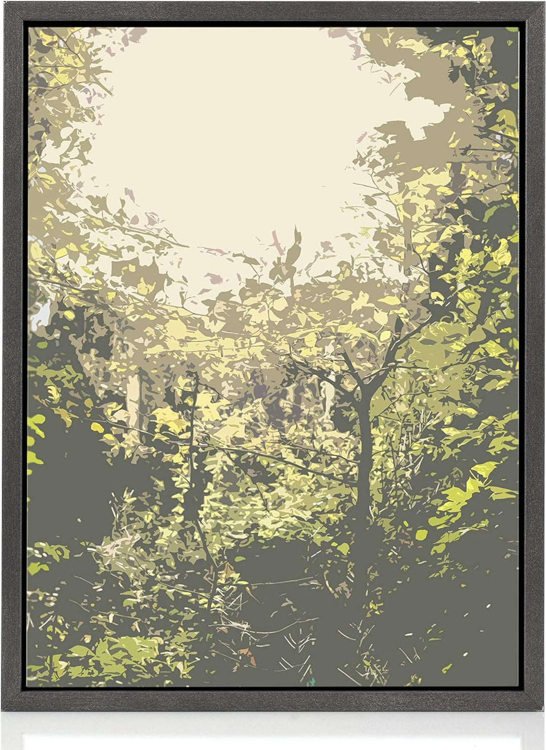 rahmengalerie24 Schattenfugenrahmen 50x60 cm Stahl, für Keilrahmenbilder und Leinwände, Rahmen ohne