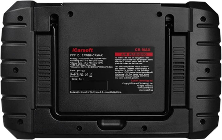 iCarsoft CR MAX Professionelles Multimarken-Fahrzeugdiagnosegerät zur Fehleranalyse, Lesen und Lösch