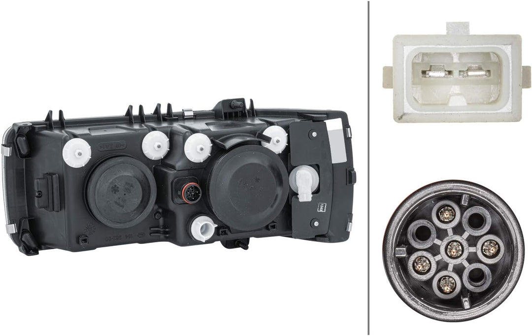 HELLA 1EJ 247 046-041 Halogen-Hauptscheinwerfer - rechts Rechts (Beifahrerseite), Rechts (Beifahrers