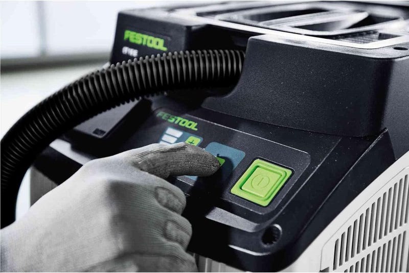 Festool Absaugmobil CT 15 E-Set CLEANTEC (mit Hauptfilter, Saugschlauc, SELFCLEAN Filtersack, Fugend