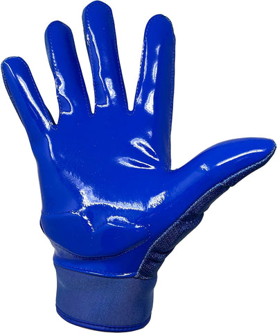 BARNETT FKG-03 Blau High Level Linebacker Fussballhandschuhe, LB, RB, TE XXL, XXL