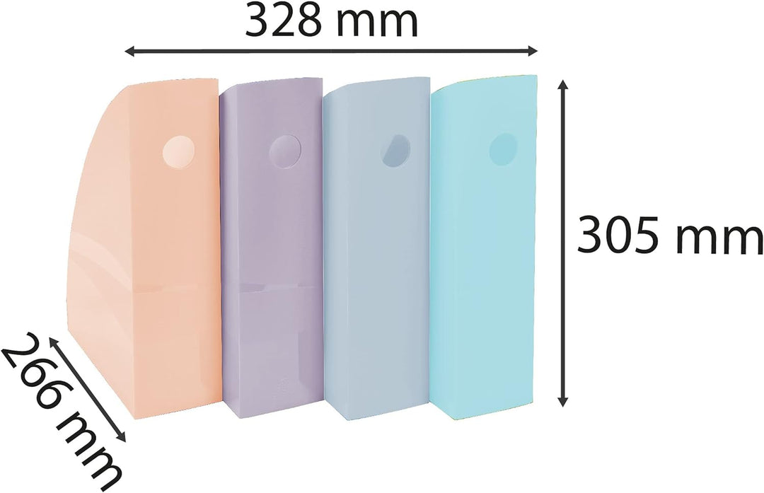 Exacompta - Ref 18296SETD Mag-Cube Stehsammler, 266 x 328 x 205 mm, geeignet für A4+ Dokumente, Grif