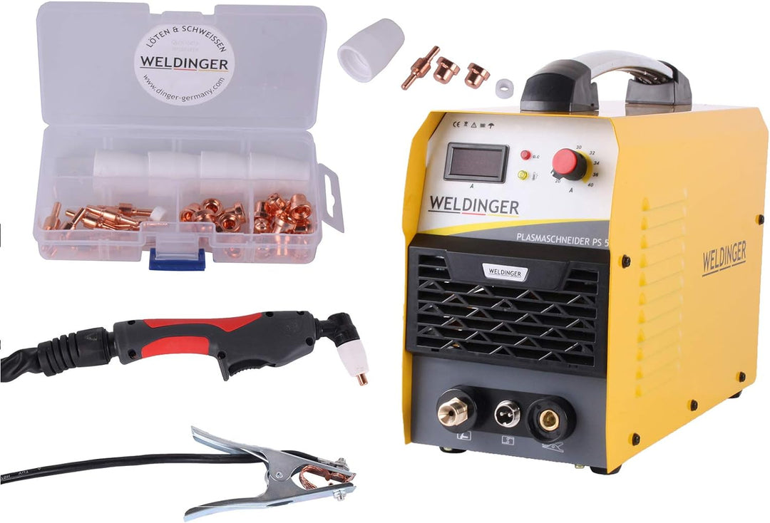 Aktionsset WELDINGER Plasmaschneider PS 52 + Verschleissteileset CUTSet 1 37-tlg. 5 Jahre Garantie 4