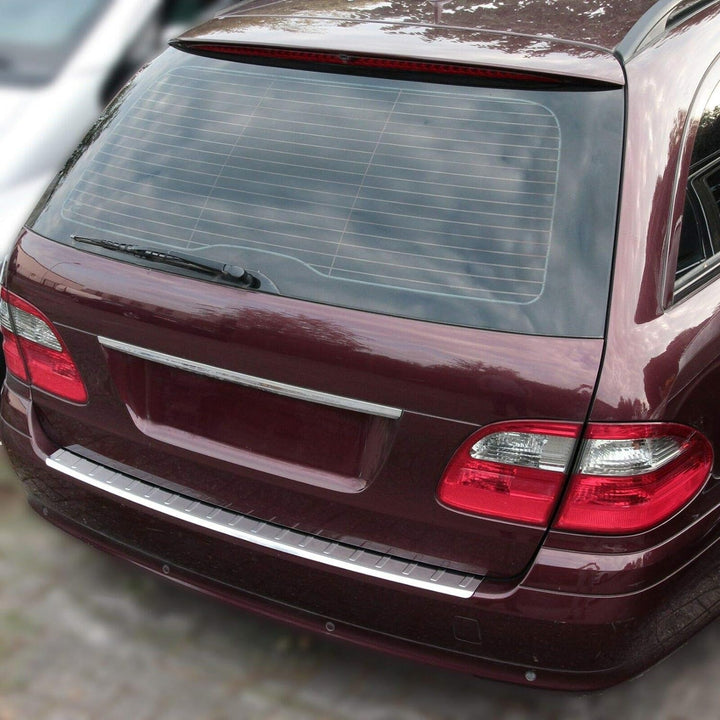Ladekantenschutz Edelstahl MATT kompatibel für MERCEDES E-KLASSE S211 CLASSIC | 2002-2009 | premium