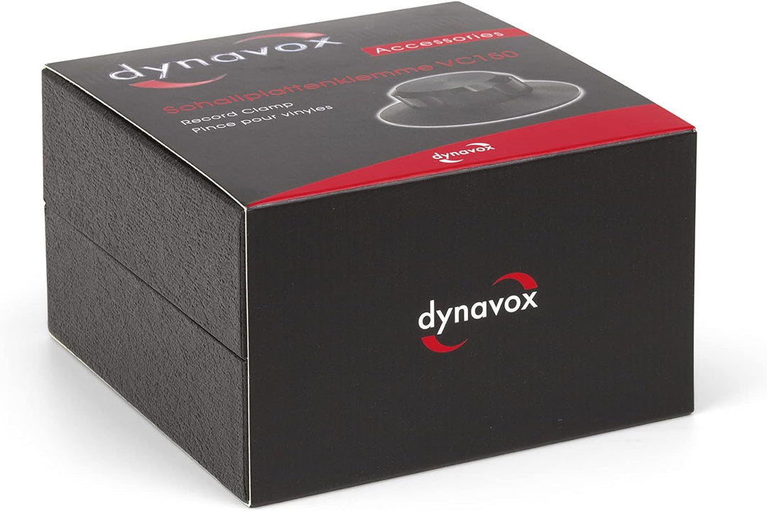 Dynavox Schallplattenklemme VC150, Klemme zum Fixieren der Schallplatte für Vinyl-Plattenspieler, au