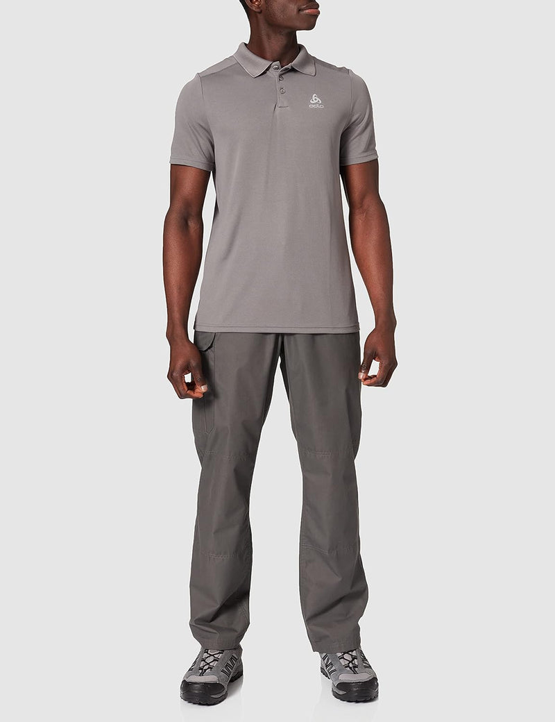 Odlo Herren F-Dry_550802 Polo Shirt S Odlo Steel Grey, S Odlo Steel Grey