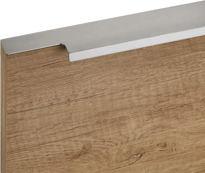 SOTECH 2 x Möbelgriff BLANKETT Slim 795 mm Aluminium Chrom matt Griff (Wird an die Frontinnenseite v
