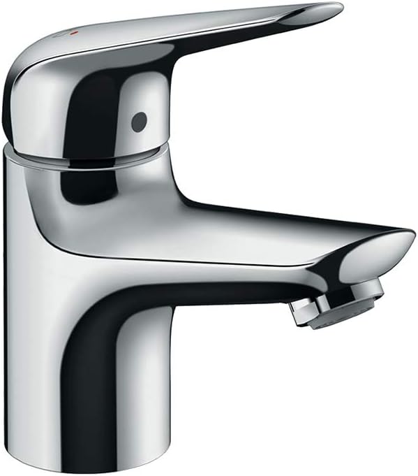 hansgrohe Wasserhahn Novus wassersparende Armatur, Standventil für Kaltwasser, Auslauf Höhe 70mm mit