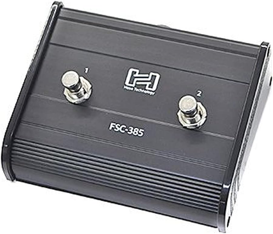 Hosa FSC-385 Dual Latching Footswitch + keepdrum Stereo Audio-Kabel